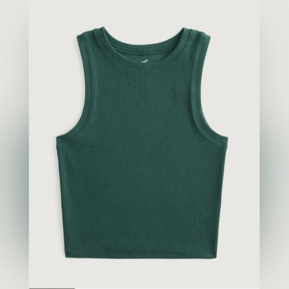 HOLISTER High-Neck Tank Green XS - Picture 1 of 4